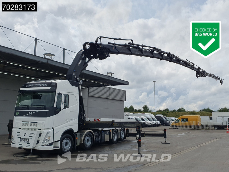 Volvo FH 460 8X2 Effer 1000 9S/6S Crane Kran Winch JIB Lift-Lenkachse Euro 6 - Camion plateau, Camion grue: photos 1 Volvo FH 460 8X2 Effer 1000 9S/6S Crane Kran Winch JIB Lift-Lenkachse Euro 6 - Camion plateau, Camion grue: photos 1