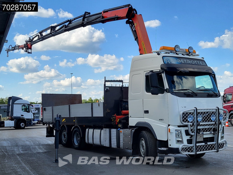 Volvo FH 480 FH 6X2 Palfinger PK26002 EH Kran Crane + Fly Jib Manual Liftachse Euro 5 - Camion plateau, Camion grue: photos 3 Volvo FH 480 FH 6X2 Palfinger PK26002 EH Kran Crane + Fly Jib Manual Liftachse Euro 5 - Camion plateau, Camion grue: photos 3