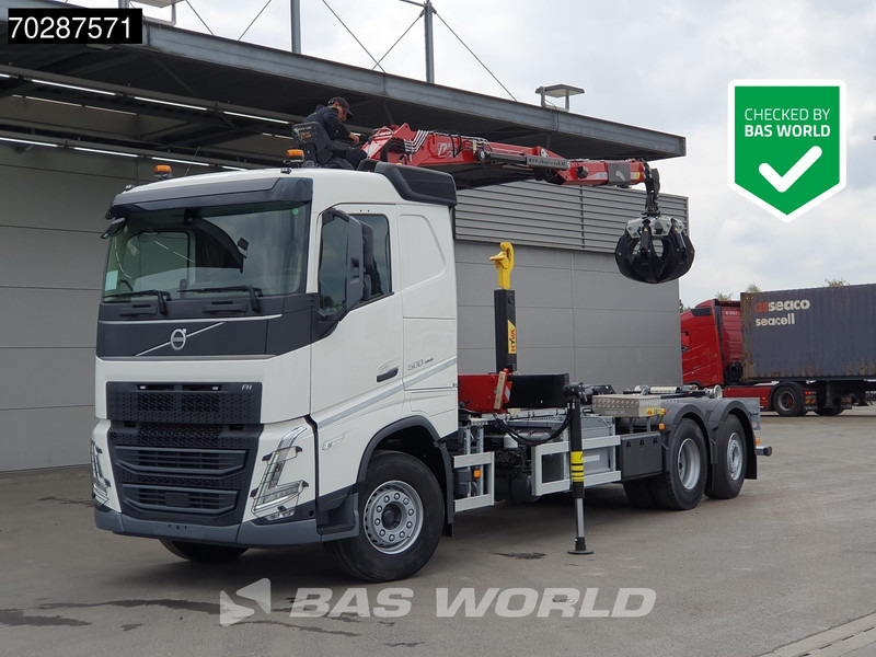 Volvo FH 500 6X2 Penz Crane 15Z9.50R HYVA 20-57-S Hooklift Lift+steering Automatic Euro 6 - Camion ampliroll, Camion grue: photos 3 Volvo FH 500 6X2 Penz Crane 15Z9.50R HYVA 20-57-S Hooklift Lift+steering Automatic Euro 6 - Camion ampliroll, Camion grue: photos 3