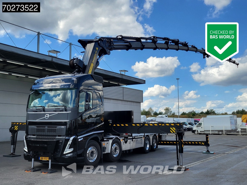 Volvo FH 500 8X2 NEW NL-Truck Palfinger PK110002 SH Crane + Fly-Jib Winch VEB+ - Camion plateau, Camion grue: photos 1 Volvo FH 500 8X2 NEW NL-Truck Palfinger PK110002 SH Crane + Fly-Jib Winch VEB+ - Camion plateau, Camion grue: photos 1