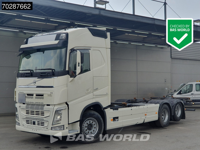 Volvo FH 500 FH 6X2 BDF Liftaxle Automatic Xenon Navi ACC Euro 6 - Camion porte-conteneur/ Caisse mobile: photos 1 Volvo FH 500 FH 6X2 BDF Liftaxle Automatic Xenon Navi ACC Euro 6 - Camion porte-conteneur/ Caisse mobile: photos 1
