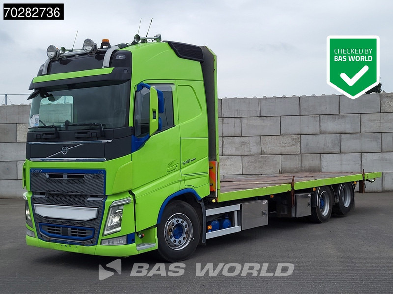 Volvo FH 540 FH 6X2 BigAxle Liftachse VEB+ Xenon Euro 6 - Camion plateau: photos 1 Volvo FH 540 FH 6X2 BigAxle Liftachse VEB+ Xenon Euro 6 - Camion plateau: photos 1