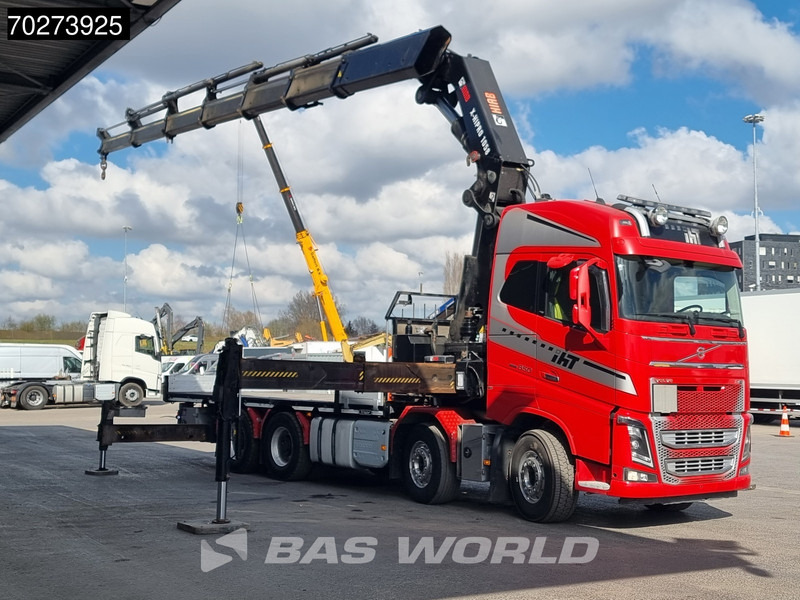 Volvo FH16 650 8X4 Hiab X-HIPRO 1058EP-6 Kran Crane ADR Lift+Lenkachse Euro 6 - Camion plateau, Camion grue: photos 2 Volvo FH16 650 8X4 Hiab X-HIPRO 1058EP-6 Kran Crane ADR Lift+Lenkachse Euro 6 - Camion plateau, Camion grue: photos 2