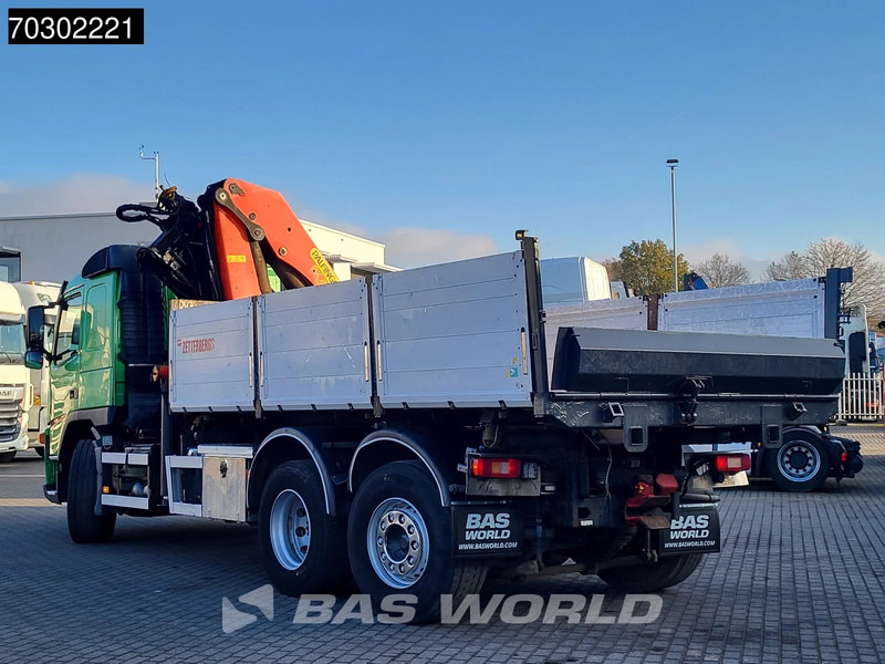 Volvo FM 340 FM 6X2 Palfinger PK23002 Crane 10m3 3-way tipper Lift+steering axle Euro 5 - Camion benne, Camion grue: photos 2 Volvo FM 340 FM 6X2 Palfinger PK23002 Crane 10m3 3-way tipper Lift+steering axle Euro 5 - Camion benne, Camion grue: photos 2