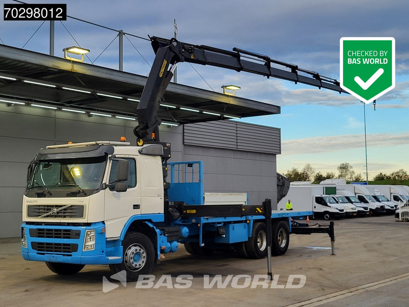 Volvo FM 360 FM 6X2 Palfinger PK29002 Kran crane Manual Sleepercab Airco Euro 4 - Camion plateau, Camion grue: photos 1 Volvo FM 360 FM 6X2 Palfinger PK29002 Kran crane Manual Sleepercab Airco Euro 4 - Camion plateau, Camion grue: photos 1
