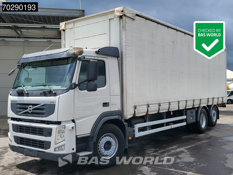 Volvo FM 370 6X2 Manual Lift+Steering Axle Euro 5 - Camion à rideaux coulissants: photos 1 Volvo FM 370 6X2 Manual Lift+Steering Axle Euro 5 - Camion à rideaux coulissants: photos 1