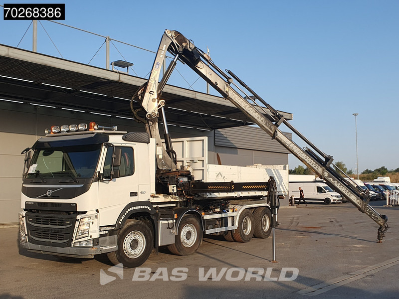 Volvo FM 410 8X4 211EP-5 HIDUO Kran Crane Steel suspension Big-Axle VEB Euro 6 - Camion ampliroll, Camion grue: photos 5 Volvo FM 410 8X4 211EP-5 HIDUO Kran Crane Steel suspension Big-Axle VEB Euro 6 - Camion ampliroll, Camion grue: photos 5