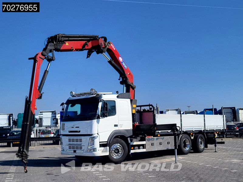 Volvo FM 450 6X2 HMF 3220 Crane Kran Lift-Lenkachse VEB+ Euro 6 - Camion plateau, Camion grue: photos 2 Volvo FM 450 6X2 HMF 3220 Crane Kran Lift-Lenkachse VEB+ Euro 6 - Camion plateau, Camion grue: photos 2