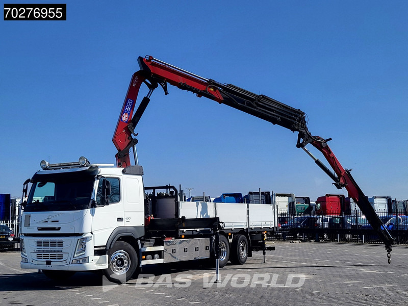 Volvo FM 450 6X2 HMF 3220 Crane Kran Lift-Lenkachse VEB+ Euro 6 - Camion plateau, Camion grue: photos 5 Volvo FM 450 6X2 HMF 3220 Crane Kran Lift-Lenkachse VEB+ Euro 6 - Camion plateau, Camion grue: photos 5