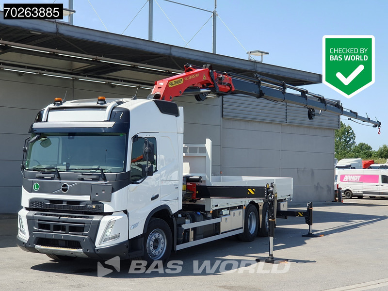 Volvo FMX 460 6X2 Palfinger PK33002 Crane 8 extenstions Lift+Lenkachse ADR VEB+ Euro 6 - Camion plateau, Camion grue: photos 1 Volvo FMX 460 6X2 Palfinger PK33002 Crane 8 extenstions Lift+Lenkachse ADR VEB+ Euro 6 - Camion plateau, Camion grue: photos 1