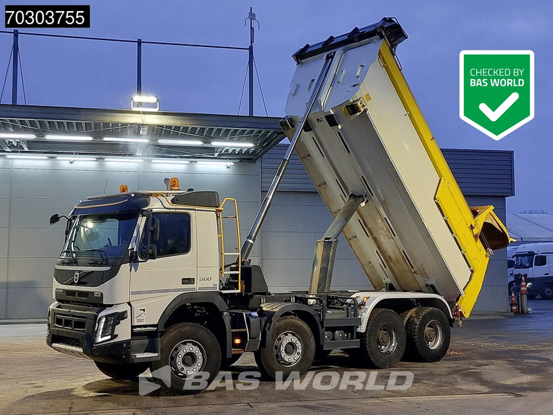 Volvo FMX 500 8X4 18m3 tipper Steelsuspension Big-Axle Automatic Euro 6 - Camion benne: photos 1 Volvo FMX 500 8X4 18m3 tipper Steelsuspension Big-Axle Automatic Euro 6 - Camion benne: photos 1