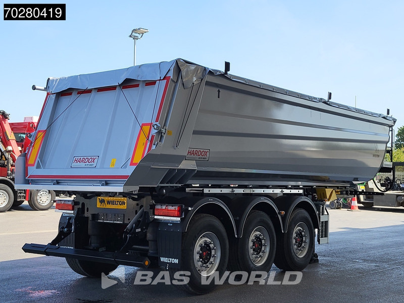 Semi-remorque benne neuf Wielton NW-3 NEW Liftachse 24m3: photos 5