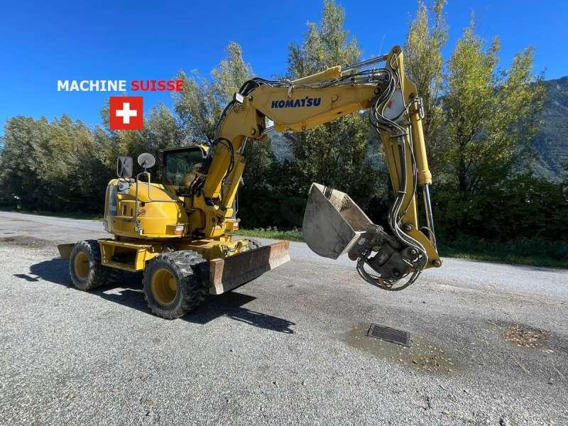 Komatsu PW118MR-8 - Pelle sur pneus: photos 1 Komatsu PW118MR-8 - Pelle sur pneus: photos 1