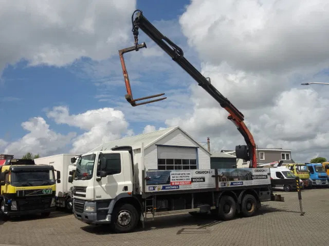 DAF CF 360 6X4 MANUAL GEAR STEELSPRINGS 18,5 TON PALFINKER - Camion plateau, Camion grue: photos 1 DAF CF 360 6X4 MANUAL GEAR STEELSPRINGS 18,5 TON PALFINKER - Camion plateau, Camion grue: photos 1