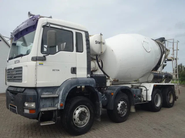 MAN TGA 35.360 8X4 MIXER STEEL SPRINGS BIG AXELS MANUAL POMP - Camion malaxeur: photos 2 MAN TGA 35.360 8X4 MIXER STEEL SPRINGS BIG AXELS MANUAL POMP - Camion malaxeur: photos 2