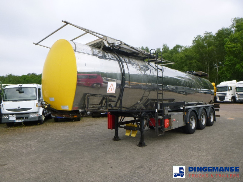 Crane Fruehauf Bitumen tank inox 28 m3 / 1 comp - Semi-remorque citerne: photos 1 Crane Fruehauf Bitumen tank inox 28 m3 / 1 comp - Semi-remorque citerne: photos 1