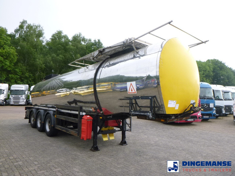 Crane Fruehauf Bitumen tank inox 28 m3 / 1 comp - Semi-remorque citerne: photos 2 Crane Fruehauf Bitumen tank inox 28 m3 / 1 comp - Semi-remorque citerne: photos 2