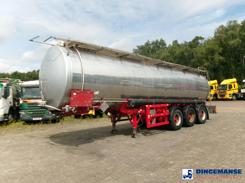 Crane Fruehauf Chemical ACID Rubber tank inox 30 m3 / 1 comp - Semi-remorque citerne: photos 1 Crane Fruehauf Chemical ACID Rubber tank inox 30 m3 / 1 comp - Semi-remorque citerne: photos 1