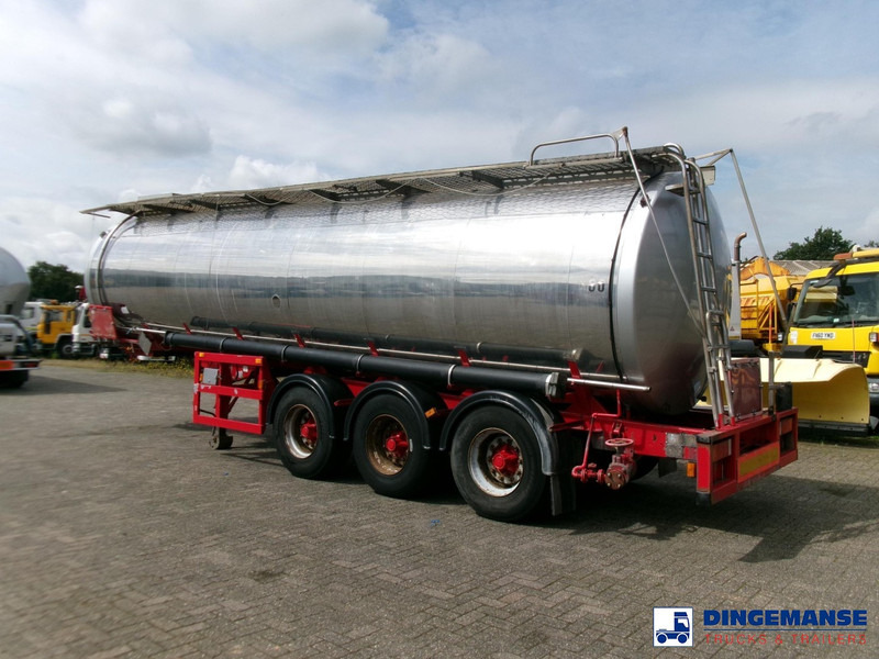 Crane Fruehauf Chemical ACID Rubber tank inox 30 m3 / 1 comp - Semi-remorque citerne: photos 4 Crane Fruehauf Chemical ACID Rubber tank inox 30 m3 / 1 comp - Semi-remorque citerne: photos 4