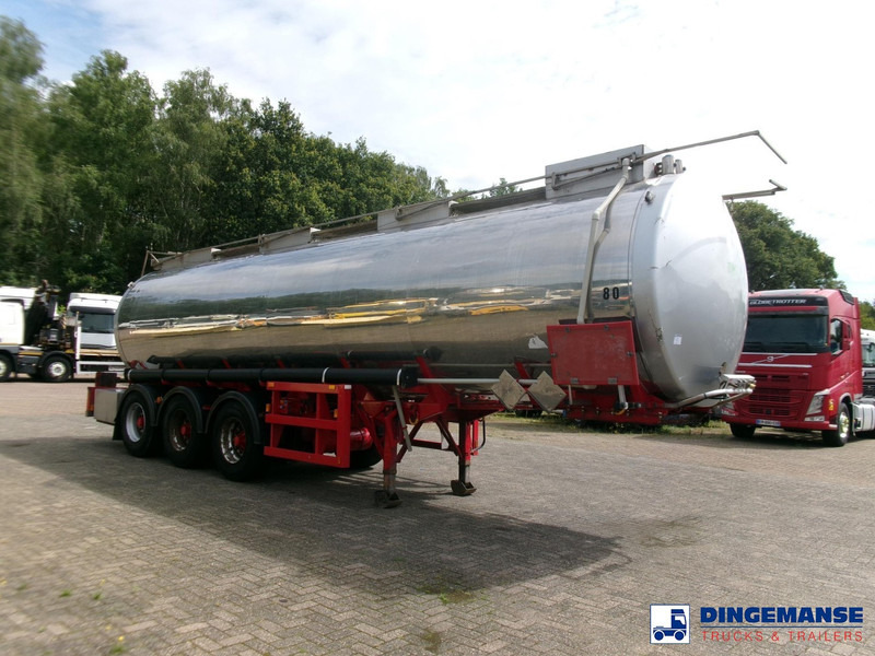 Crane Fruehauf Chemical ACID Rubber tank inox 30 m3 / 1 comp - Semi-remorque citerne: photos 2 Crane Fruehauf Chemical ACID Rubber tank inox 30 m3 / 1 comp - Semi-remorque citerne: photos 2
