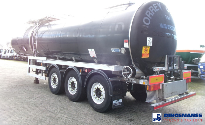 Crossland Bitumen tank inox 33 m3 / 1 comp + compressor + steam heating - Semi-remorque citerne: photos 3 Crossland Bitumen tank inox 33 m3 / 1 comp + compressor + steam heating - Semi-remorque citerne: photos 3