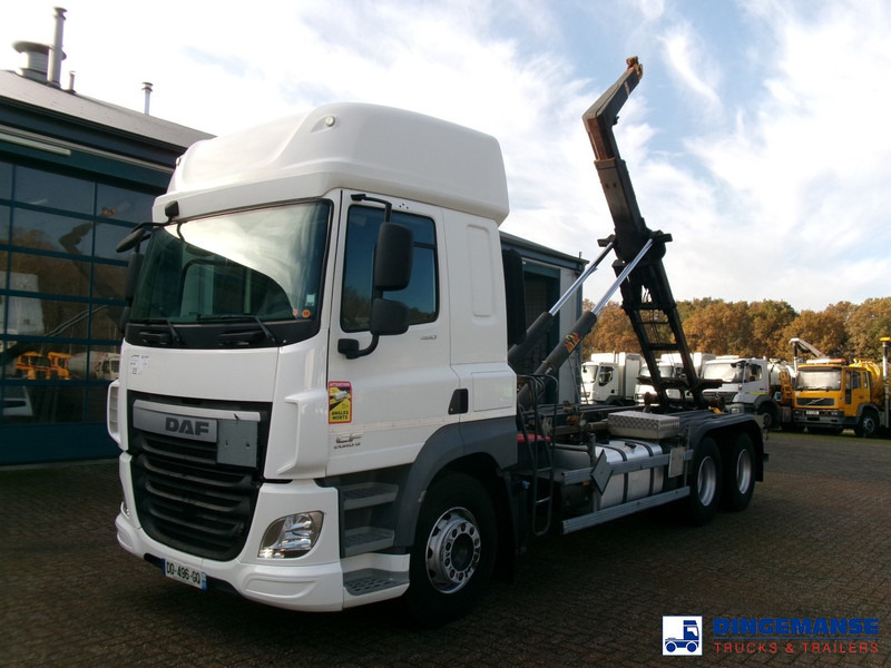 DAF CF 460 6x2 Euro 6 Hyva container hook 20 t - Camion ampliroll: photos 1 DAF CF 460 6x2 Euro 6 Hyva container hook 20 t - Camion ampliroll: photos 1