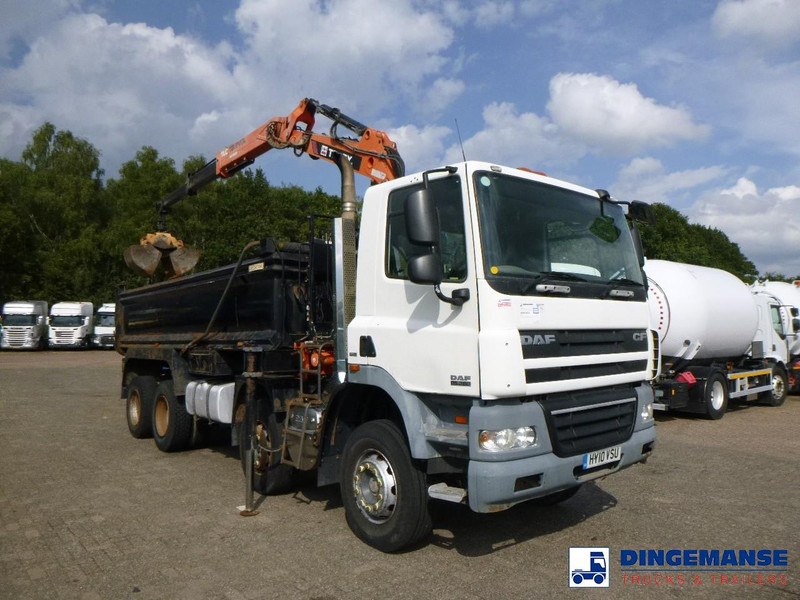 DAF CF 85.360 8X4 RHD tipper + Terex 118.2 VGL-A15 - Camion grue: photos 2 DAF CF 85.360 8X4 RHD tipper + Terex 118.2 VGL-A15 - Camion grue: photos 2