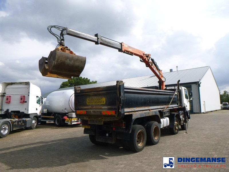 DAF CF 85.360 8X4 RHD tipper + Terex 118.2 VGL-A15 - Camion grue: photos 4 DAF CF 85.360 8X4 RHD tipper + Terex 118.2 VGL-A15 - Camion grue: photos 4