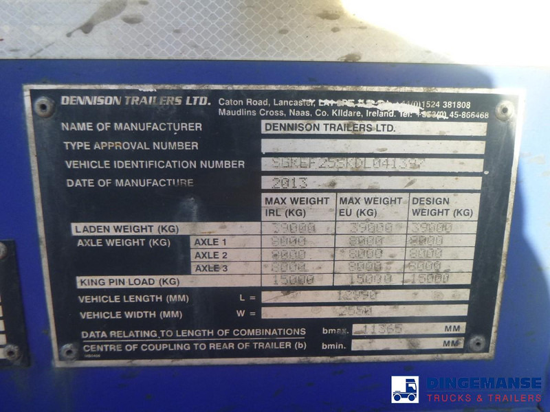 Crédit-bail Dennison 3-axle container trailer 20-30-40-45 ft Dennison 3-axle container trailer 20-30-40-45 ft: photos 14 Crédit-bail Dennison 3-axle container trailer 20-30-40-45 ft Dennison 3-axle container trailer 20-30-40-45 ft: photos 14