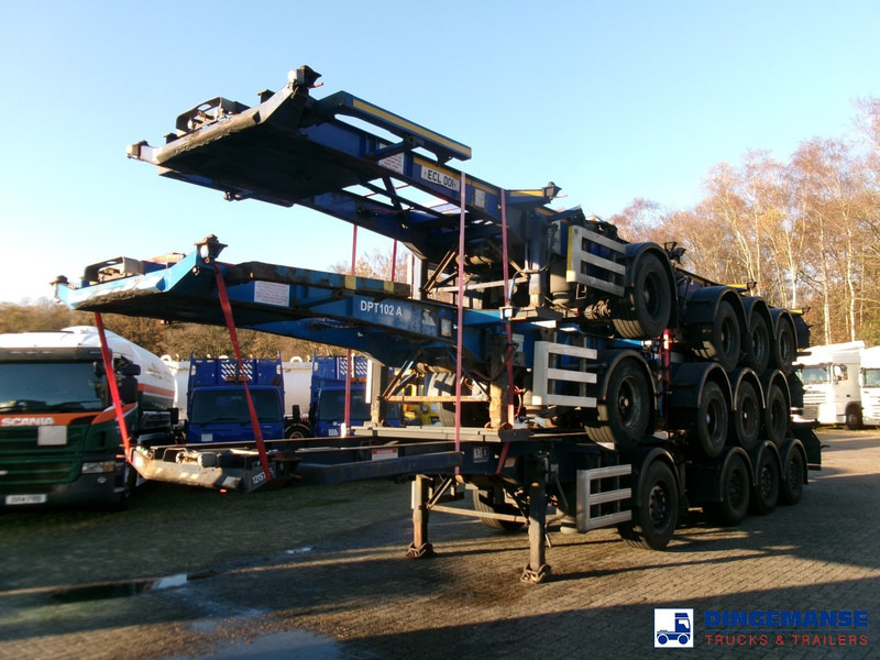 Dennison Stack - 3 x splitter container chassis 20-30-40-45 ft - Semi-remorque porte-conteneur/ Caisse mobile: photos 1 Dennison Stack - 3 x splitter container chassis 20-30-40-45 ft - Semi-remorque porte-conteneur/ Caisse mobile: photos 1