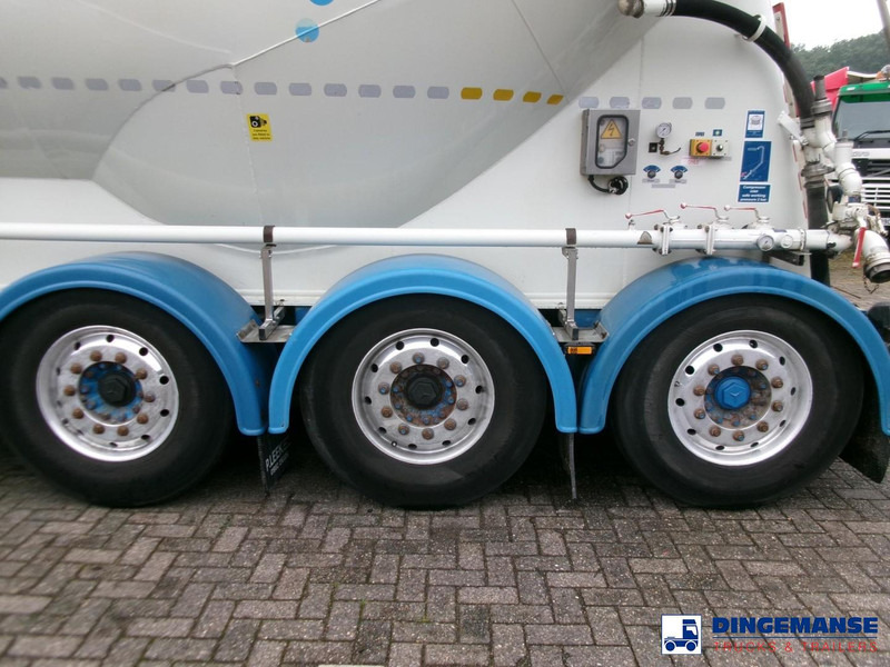 Feldbinder Powder tank alu 40 m3 / 1 comp + compressor - Semi-remorque citerne: photos 5 Feldbinder Powder tank alu 40 m3 / 1 comp + compressor - Semi-remorque citerne: photos 5