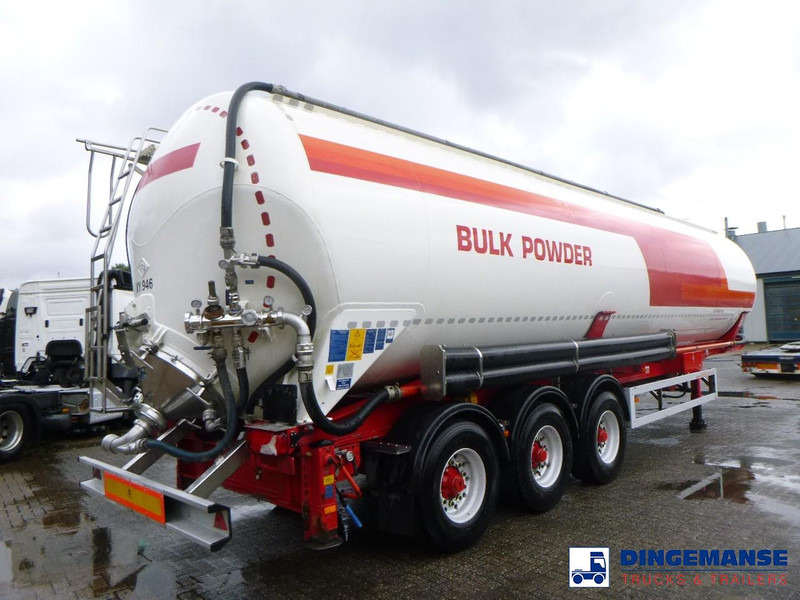 Feldbinder Powder tank alu 60 m3 (tipping) - Semi-remorque citerne: photos 4 Feldbinder Powder tank alu 60 m3 (tipping) - Semi-remorque citerne: photos 4