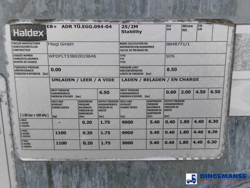 Crédit-bail Fliegl 3-axle container trailer 45 ft Fliegl 3-axle container trailer 45 ft: photos 16 Crédit-bail Fliegl 3-axle container trailer 45 ft Fliegl 3-axle container trailer 45 ft: photos 16