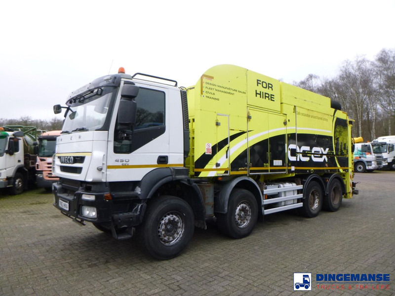 Iveco Trakker 450 8x4 MTS vacuum excavator / Saugbagger - Camion hydrocureur: photos 1 Iveco Trakker 450 8x4 MTS vacuum excavator / Saugbagger - Camion hydrocureur: photos 1