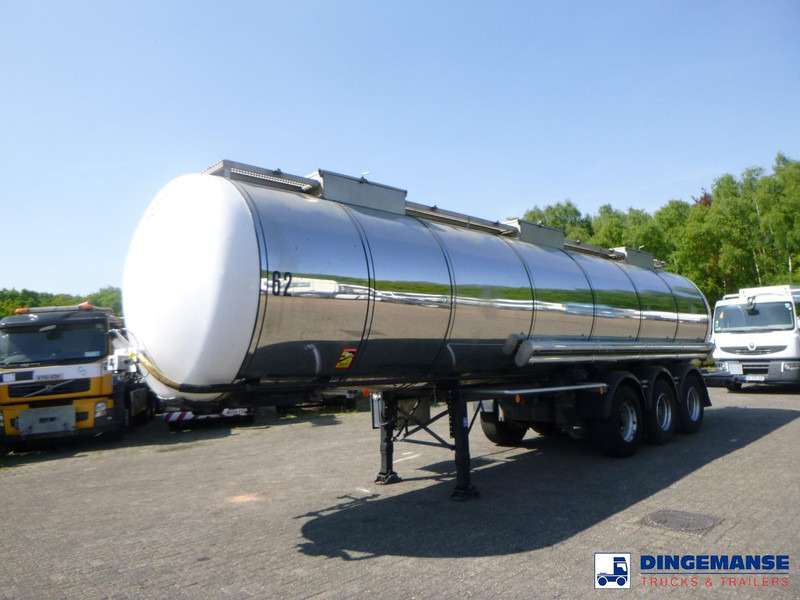LAG Chemical tank inox 30 m3 / 1 comp - Semi-remorque citerne: photos 1 LAG Chemical tank inox 30 m3 / 1 comp - Semi-remorque citerne: photos 1