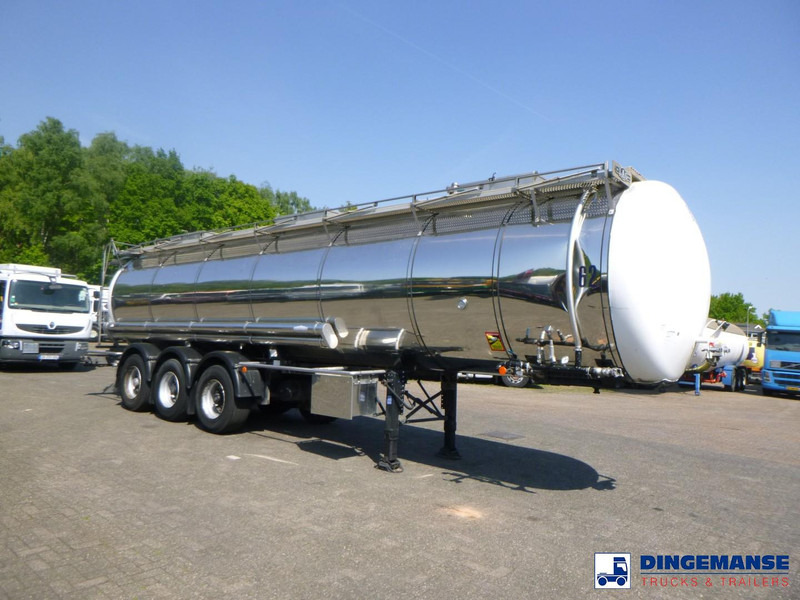 LAG Chemical tank inox 30 m3 / 1 comp - Semi-remorque citerne: photos 2 LAG Chemical tank inox 30 m3 / 1 comp - Semi-remorque citerne: photos 2