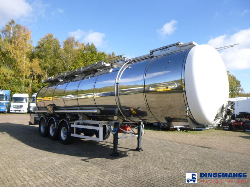 LAG Chemical tank inox 37.5 m3 / 1 comp - Semi-remorque citerne: photos 2 LAG Chemical tank inox 37.5 m3 / 1 comp - Semi-remorque citerne: photos 2