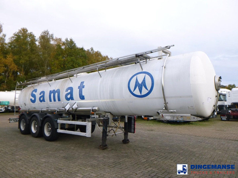 MAISONNEUVE Chemical ACID tank inox L4BH 22.4 m3 / 1 comp (caustic soda) - Semi-remorque citerne: photos 2 MAISONNEUVE Chemical ACID tank inox L4BH 22.4 m3 / 1 comp (caustic soda) - Semi-remorque citerne: photos 2