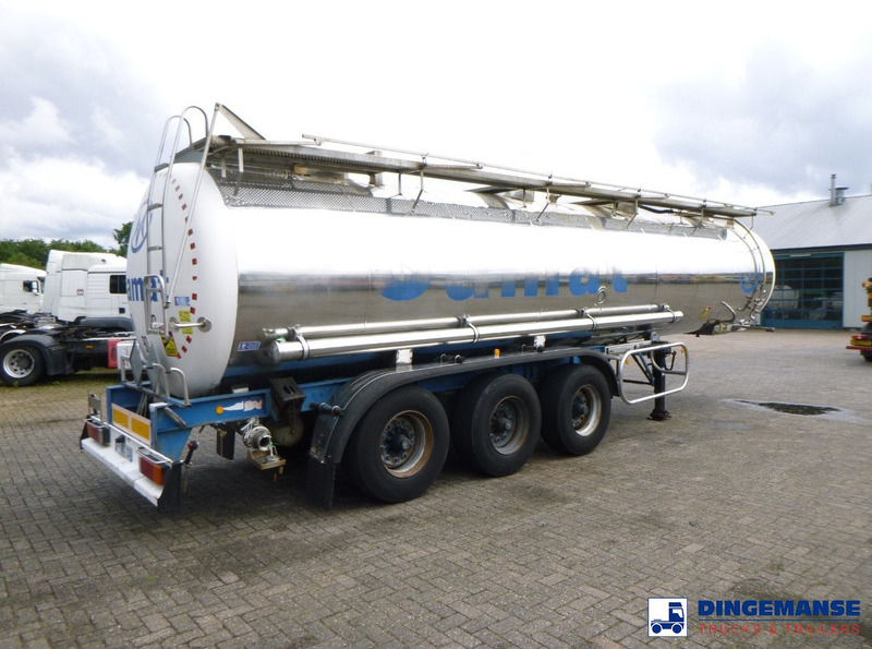 MAISONNEUVE Chemical tank inox 26 m3 / 1 comp - Semi-remorque citerne: photos 4 MAISONNEUVE Chemical tank inox 26 m3 / 1 comp - Semi-remorque citerne: photos 4