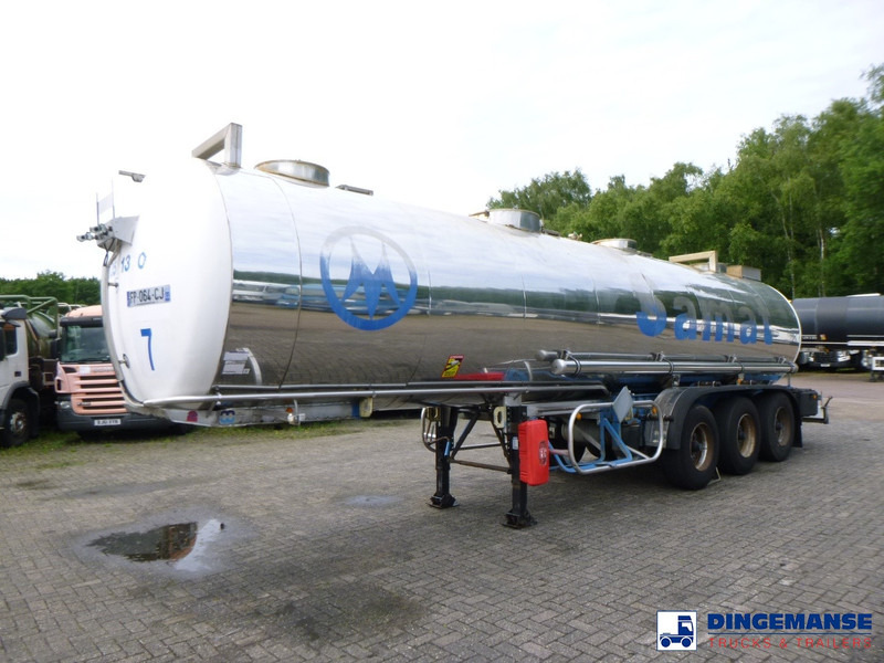 MAISONNEUVE Chemical tank inox 26 m3 / 1 comp - Semi-remorque citerne: photos 1 MAISONNEUVE Chemical tank inox 26 m3 / 1 comp - Semi-remorque citerne: photos 1