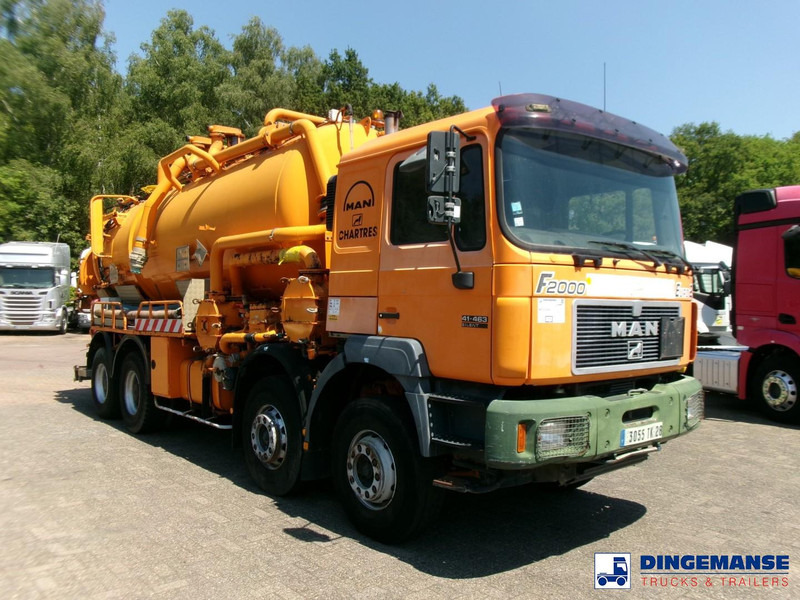 MAN 41.463 8x4 Euro 2 vacuum tank ADR 15 m3 / 2 comp - Camion hydrocureur: photos 2 MAN 41.463 8x4 Euro 2 vacuum tank ADR 15 m3 / 2 comp - Camion hydrocureur: photos 2