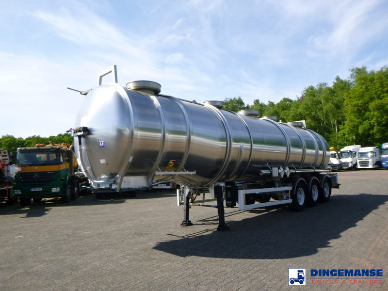 Magyar Chemical tank inox 40.5 m3 / 3 comp - Semi-remorque citerne: photos 1 Magyar Chemical tank inox 40.5 m3 / 3 comp - Semi-remorque citerne: photos 1