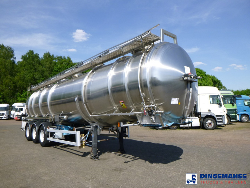 Magyar Chemical tank inox 40.5 m3 / 3 comp - Semi-remorque citerne: photos 2 Magyar Chemical tank inox 40.5 m3 / 3 comp - Semi-remorque citerne: photos 2