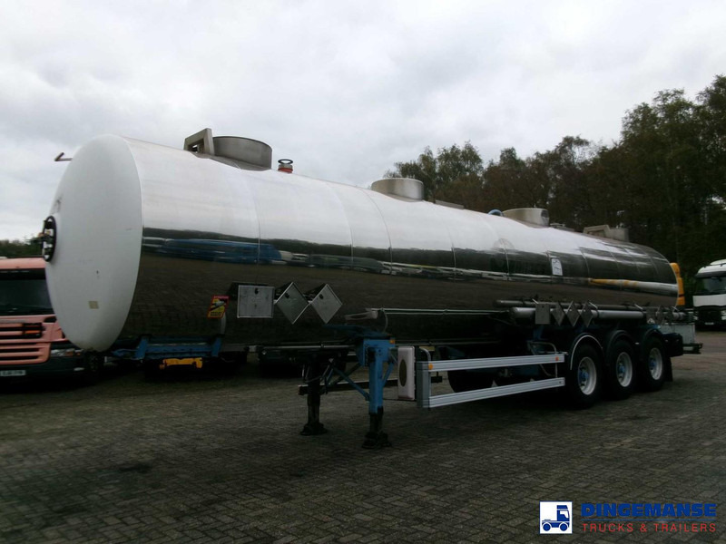 Magyar Chemical tank inox L4BH 33.5 m3 / 3 comp - Semi-remorque citerne: photos 1 Magyar Chemical tank inox L4BH 33.5 m3 / 3 comp - Semi-remorque citerne: photos 1