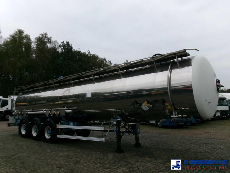 Magyar Chemical tank inox L4BH 33.5 m3 / 3 comp - Semi-remorque citerne: photos 2 Magyar Chemical tank inox L4BH 33.5 m3 / 3 comp - Semi-remorque citerne: photos 2