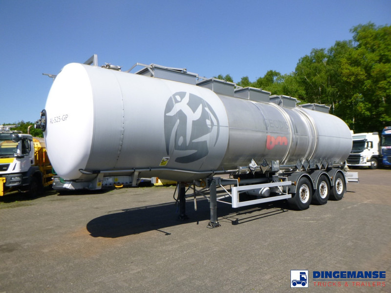 Magyar Chemical tank inox L4BH 44.5 m3 / 3 comp - Remorque citerne: photos 1 Magyar Chemical tank inox L4BH 44.5 m3 / 3 comp - Remorque citerne: photos 1