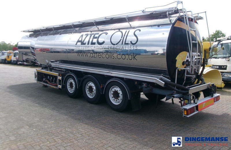 Magyar Heavy oil tank inox 37 m3 / 5 comp + pump - Semi-remorque citerne: photos 3 Magyar Heavy oil tank inox 37 m3 / 5 comp + pump - Semi-remorque citerne: photos 3