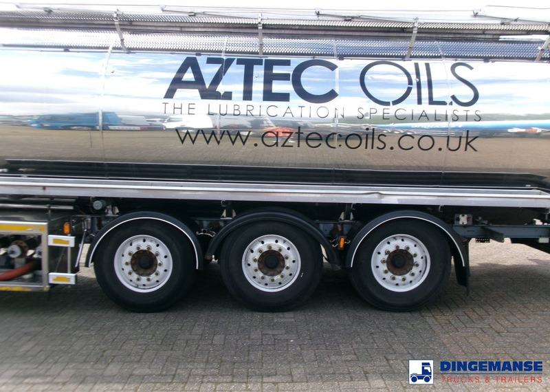 Magyar Heavy oil tank inox 37 m3 / 5 comp + pump - Semi-remorque citerne: photos 5 Magyar Heavy oil tank inox 37 m3 / 5 comp + pump - Semi-remorque citerne: photos 5