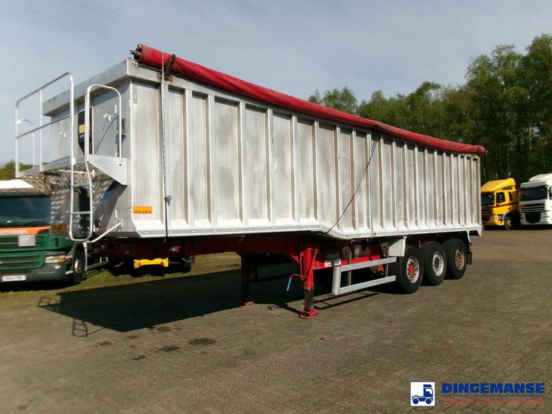 Montracon Tipper trailer alu 55 m3 + tarpaulin - Semi-remorque benne: photos 1 Montracon Tipper trailer alu 55 m3 + tarpaulin - Semi-remorque benne: photos 1