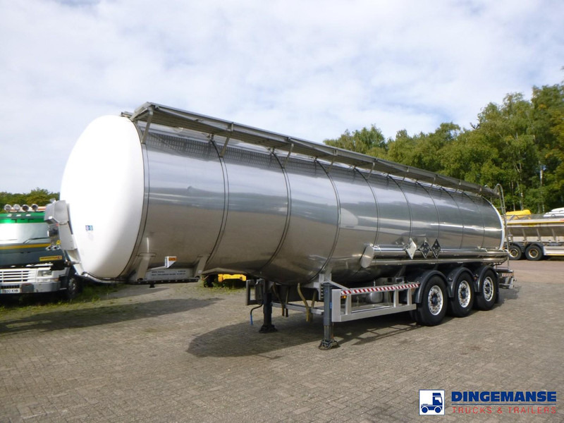 Parcisa Chemical tank inox L4BH 37.5 / 1 comp - Semi-remorque citerne: photos 1 Parcisa Chemical tank inox L4BH 37.5 / 1 comp - Semi-remorque citerne: photos 1